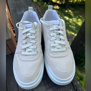 EUC Cole Haan tan canvas sneakers 7B